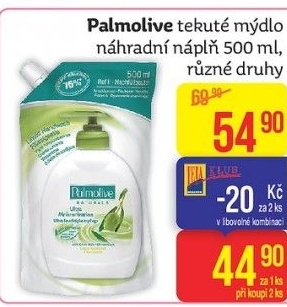 Tekuté mýdlo Palmolive - náhradní náplň