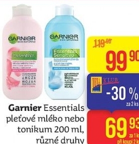 Mléko odličovací Essentials Garnier