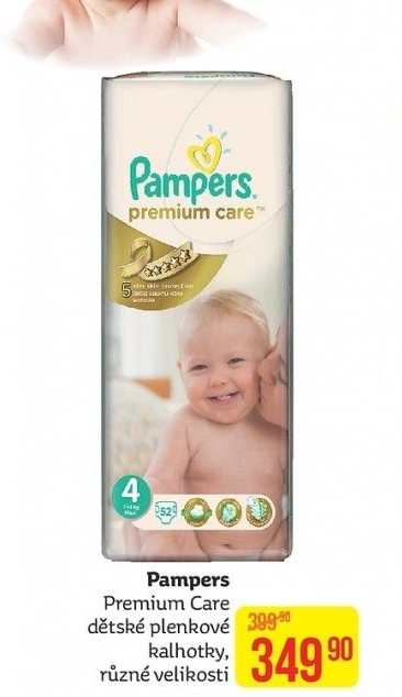 Pleny dětské Pampers Premium Care