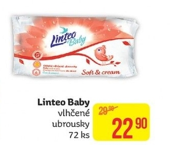 Vlhčené ubrousky dětské Linteo Baby