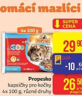 Kapsičky pro kočky Propesko