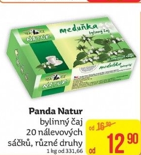 Čaj bylinný Panda natur