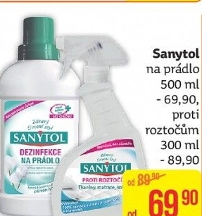 Dezinfekční čistič na prádlo Sanytol