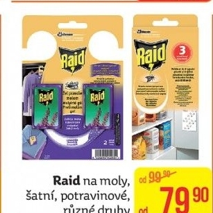Přípravek proti molům Raid