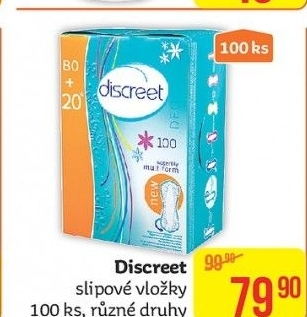 Vložky dámské slipové Discreet