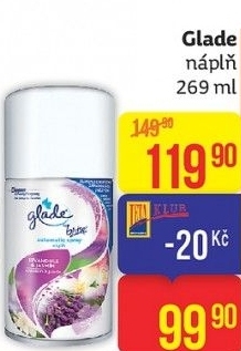Osvěžovače vzduchu Glade by Brise Automatic spray - náplň