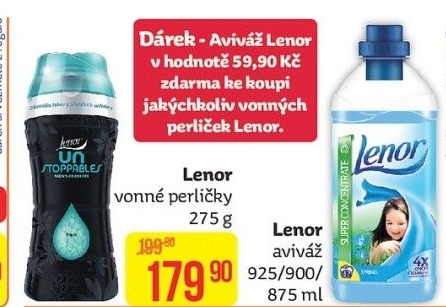 Vonné perličky do pračky Lenor UNstoppables