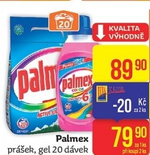 Prací prášek Palmex