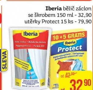 Utěrky zabraňující přenosu barev v pračce Protect Iberia