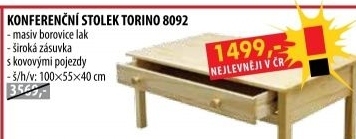 Konferenční stolek TORINO