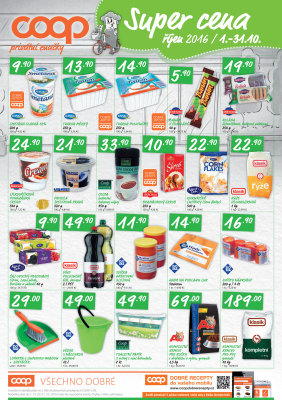 akční leták COOP 1.10.2016-31.10.2016