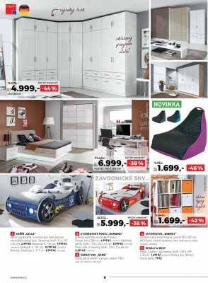 akční leták Kika nábytek 3.10.2016-16.10.2016