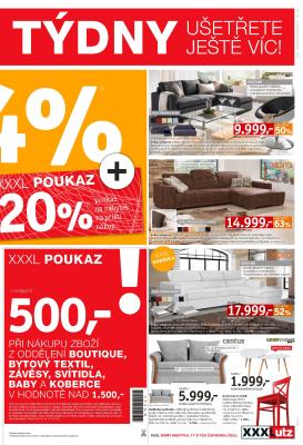 akční leták XXXLutz 3.10.2016-16.10.2016