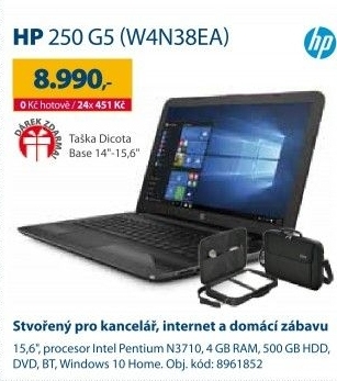 Notebook HP 250 G5