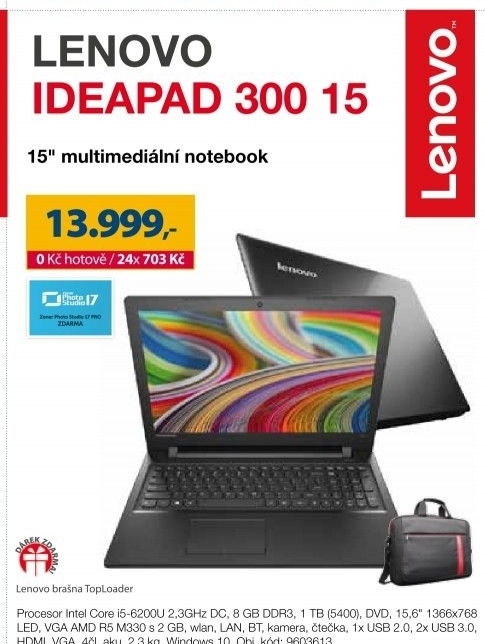 Notebook Lenovo IdeaPad 300-15