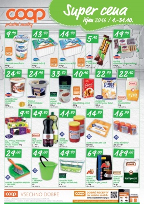 akční leták COOP 5.10.2016-11.10.2016