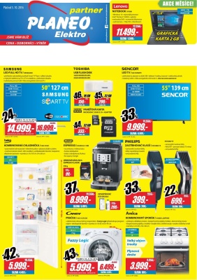 akční leták Planeo Elektro 5.10.2016-25.10.2016