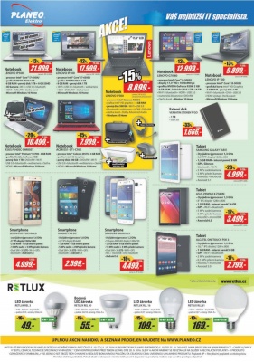 akční leták Planeo Elektro 5.10.2016-25.10.2016