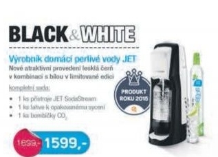 JET BLACK&WHITE VÝROBNÍK PERLIVÉ VODY