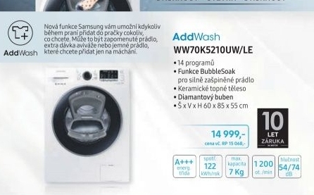WW 70K5210UW/LE