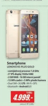 K5 Plus Gold