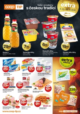 akční leták COOP 5.10.2016-18.10.2016