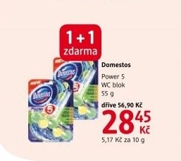 WC blok tuhý Power 5 Domestos
