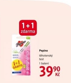 Těhotenský test Pepino