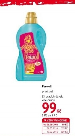 Prací gel Perwoll