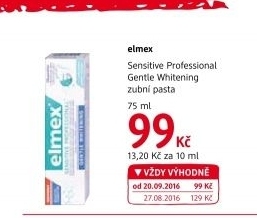 Pasta na zuby Sensitive Professional Gentle Whitening Elmex