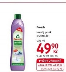 Čisticí písek tekutý Frosch