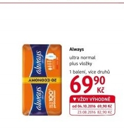 Vložky dámské Ultra Always