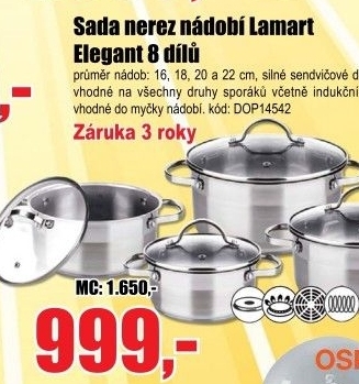 Sada nádobí Lamart Elegant