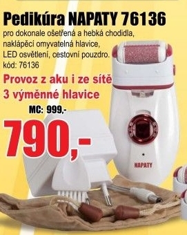 Elektrická bruska na chodidla Napaty 76136