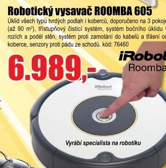 Robotický vysavač Roomba 605 iRobot