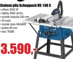 Stolní pila Scheppach HS 100 S