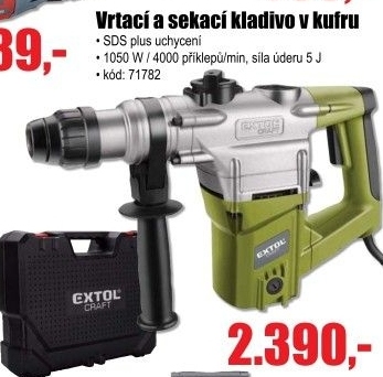 Kladivo vrtací Extol Craft 401232
