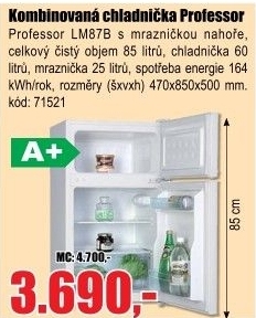 Kombinovaná chladnička Professor LM87B
