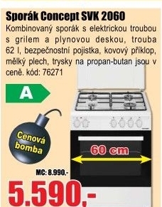 Sporák Concept SVK 2060