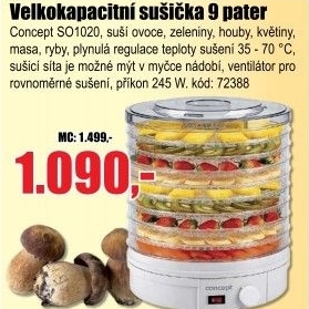 Sušička ovoce Concept SO 1020
