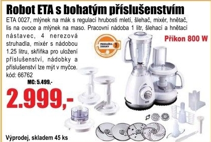 Kuchyňský robot Eta 0027