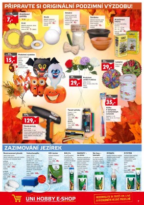 akční leták UNI HOBBY 6.10.2016-19.10.2016