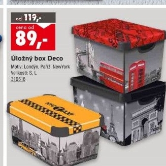 Úložný box s víkem Curver