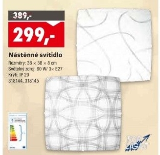 Nástěnné svítidlo Top Light