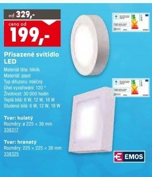 Přisazené svítidlo Ceiling Emos