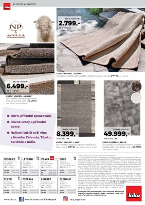 akční leták Kika nábytek 5.10.2016-23.10.2016
