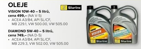Motorový olej Starline 5W-40
