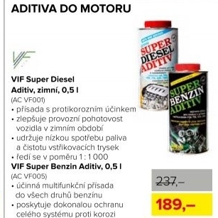 Zimní aditivum do nafty, 500 ml