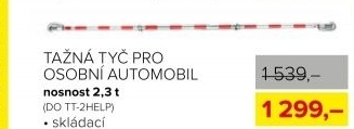 Tažná tyč pro osobní automobil CarFace, nosnost 2,3 t