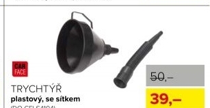 Trychtýř CarFace, se sítkem
